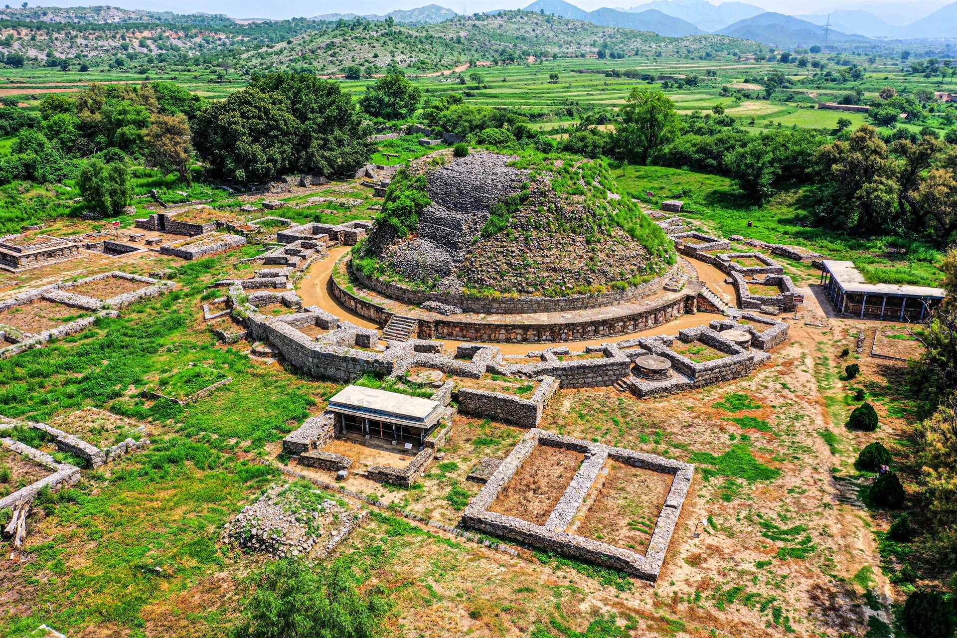 Dharmarajika Stupa at Taxila