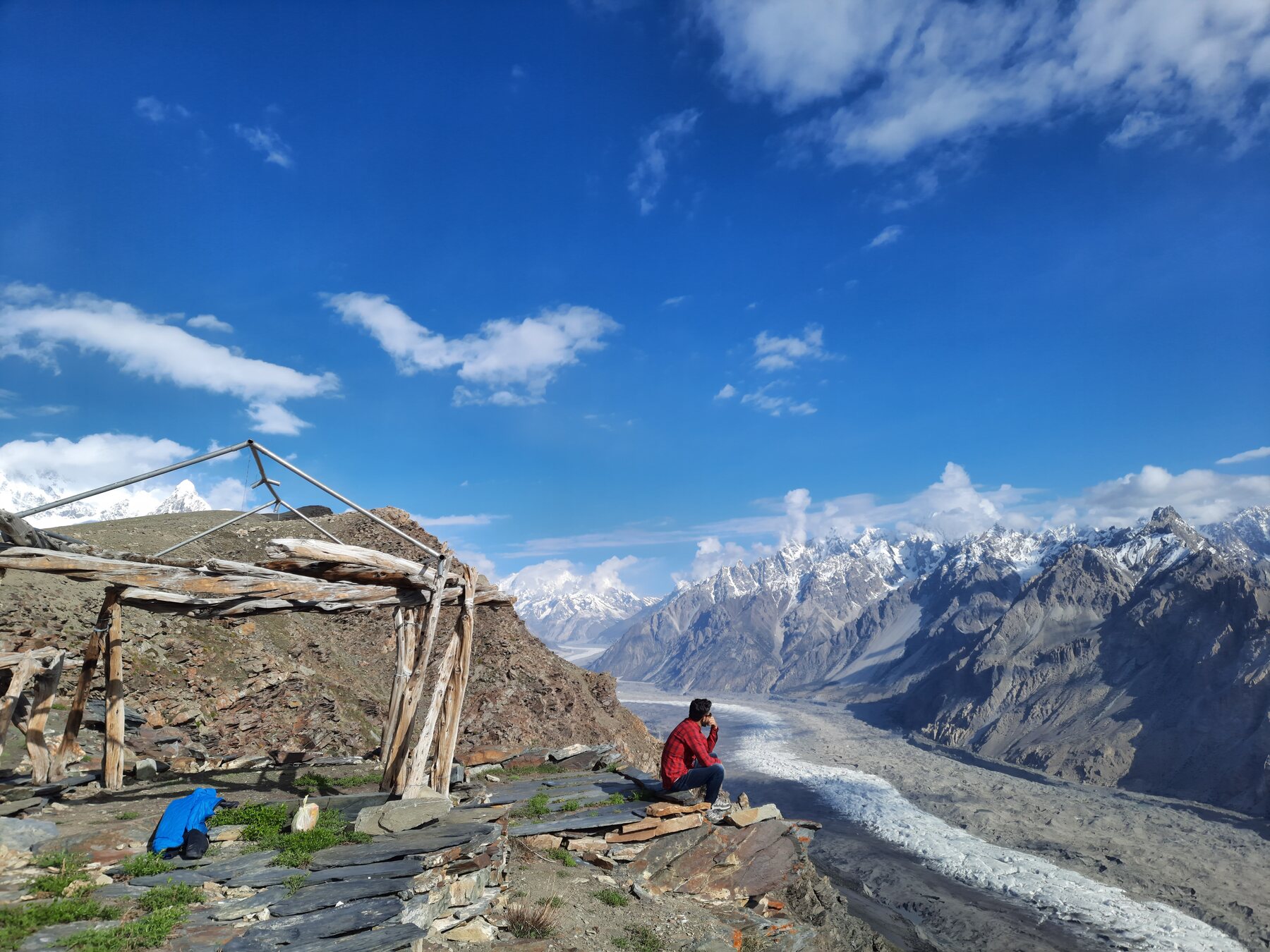 Patundas Meadows above Passu Glacier in Upper Hunza, Pakistan