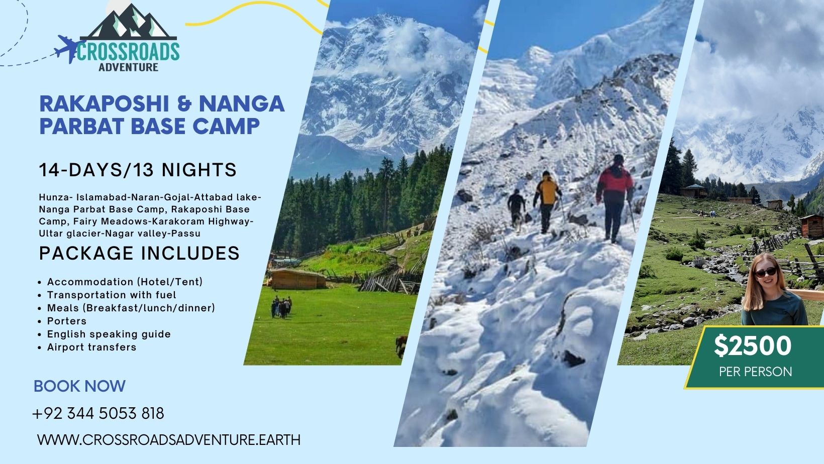 Rakaposhi Base Camp at Taghafari above Minapin in Nagar Valley, Pakistan