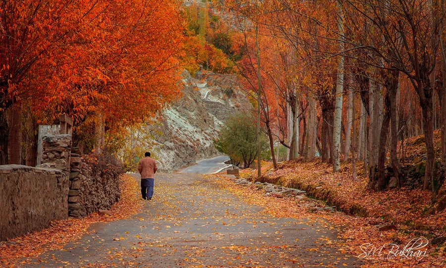 Nagar Valley landscape on the approach to Hoper and the Rush Lake trek in Pakistan