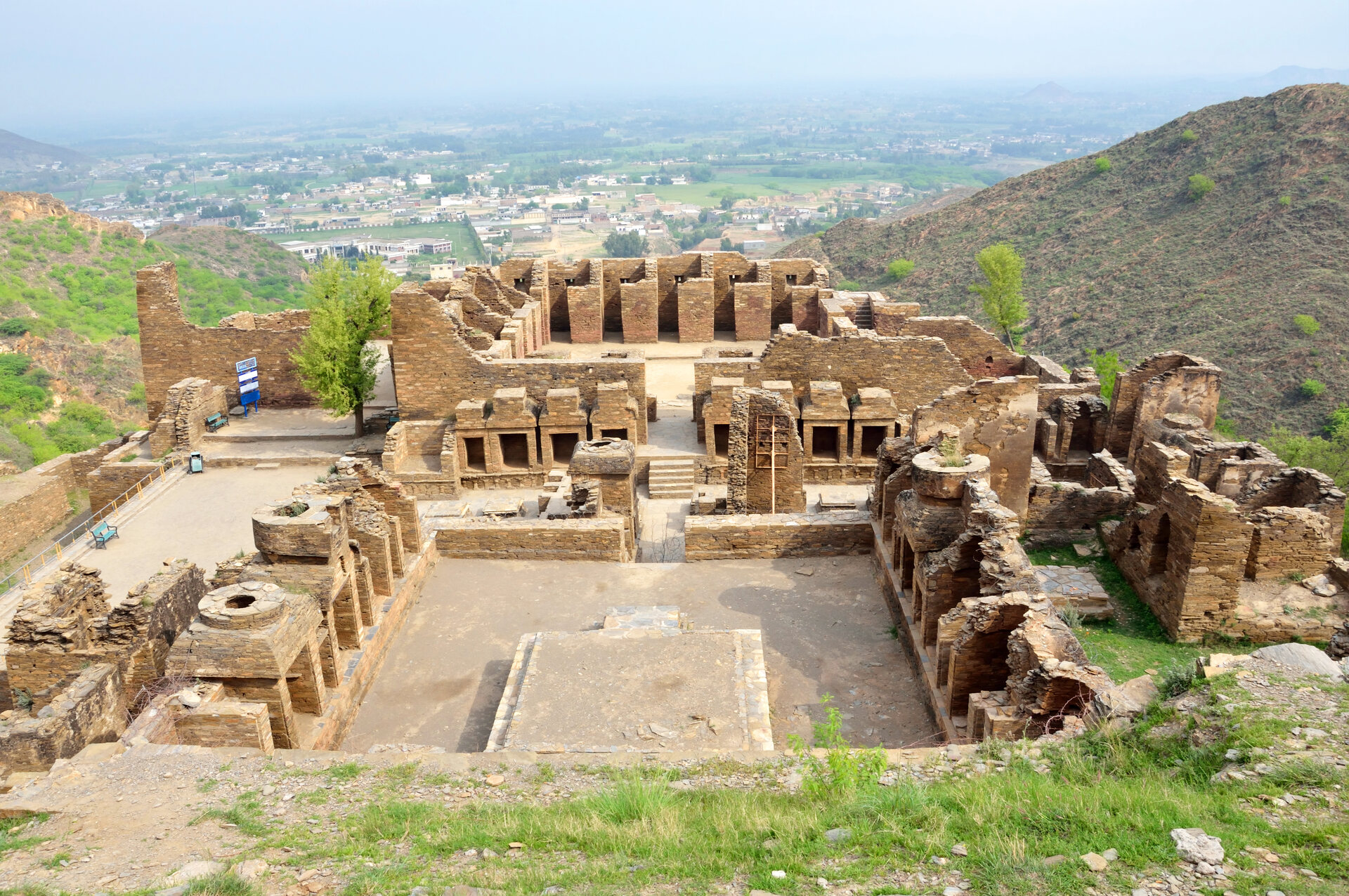 Buddhist monastic ruins at Takht-i-Bahi